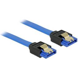 DeLock kabel SATA 6 GB/S uttag > SATA-uttag 0.5m